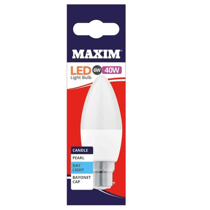 Maxim LED Day Light 40w (6w) B22 Pearl Bulb