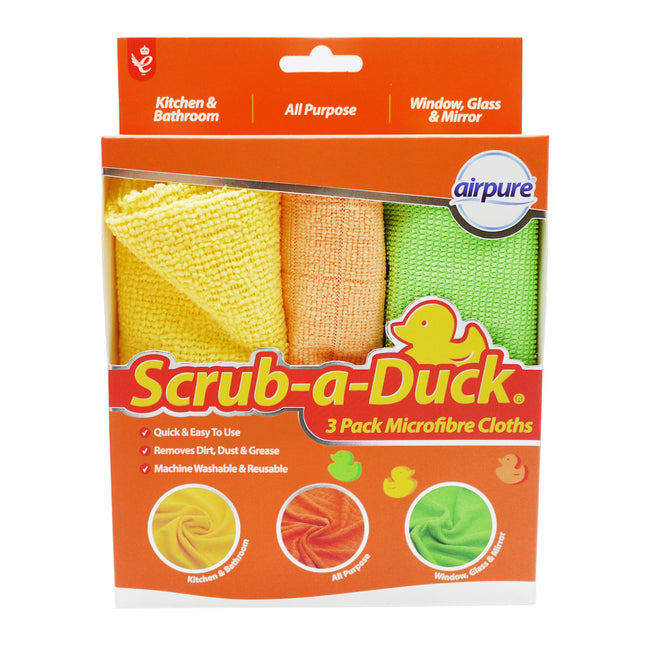 Airpure Scrub A Duck Microfibre Cloths