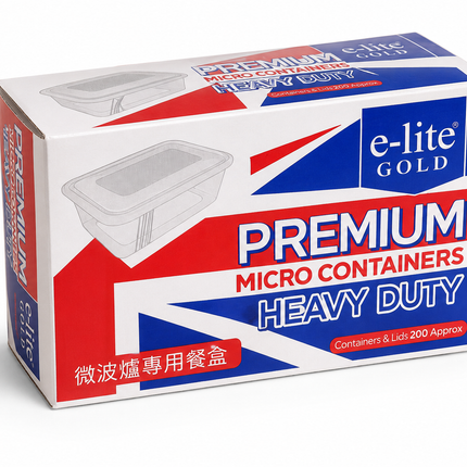 Premium Micro Containers Heavy Duty 500cc (200 Approx)