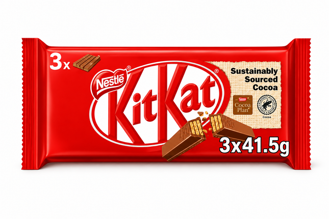 Nestle Kit Kat 4 Finger 3 Pack