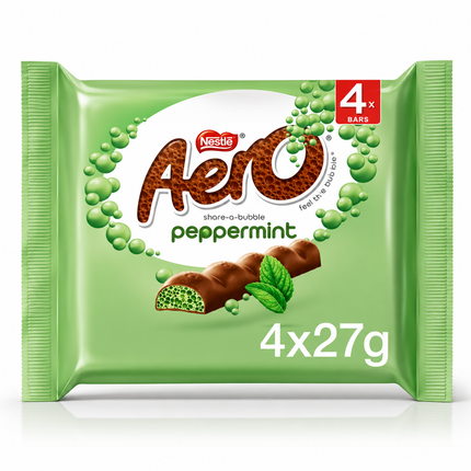 Nestle Aero Bubble Bar Peppermint 4 Pack