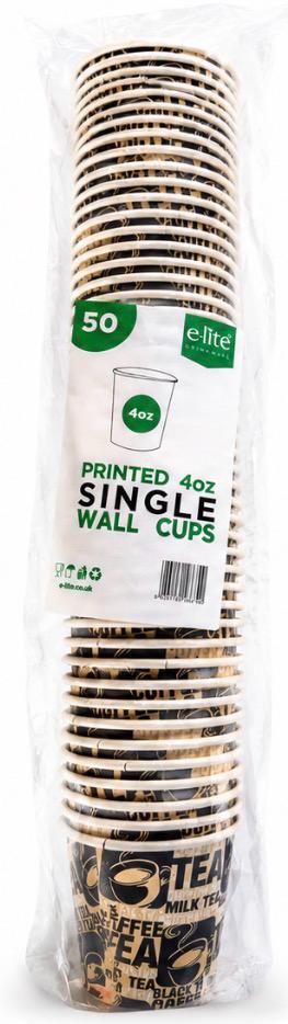 Small Tea Cups Pack of 50's 4oz