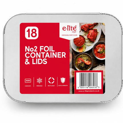 Foil Container Pack 18
