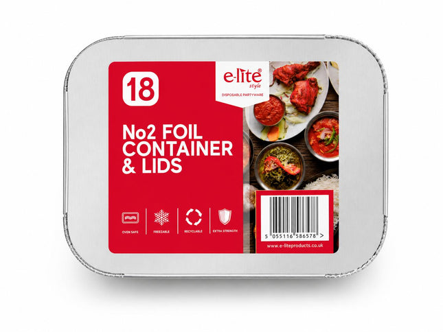 Foil Container Pack 18