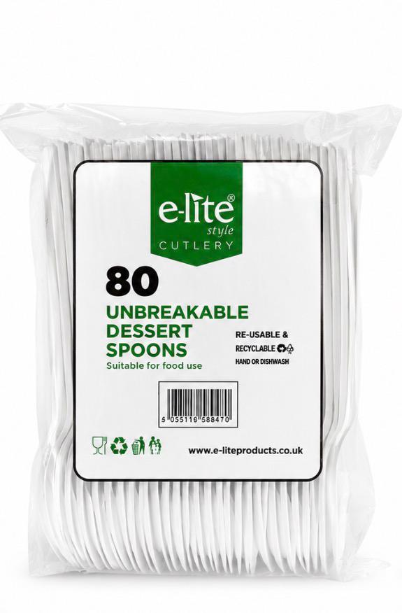 Plastic Spoons Pack 80