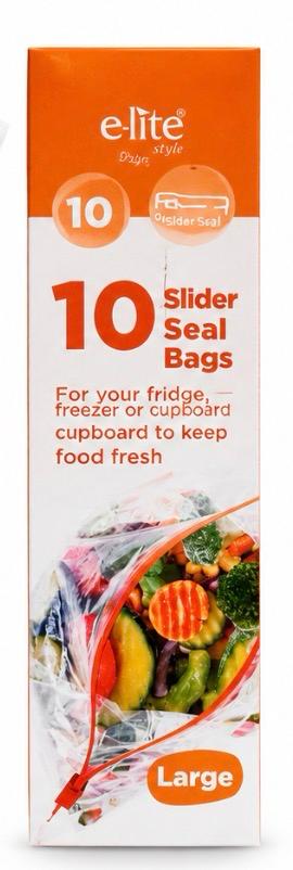Slider Seal Bags Pack 10