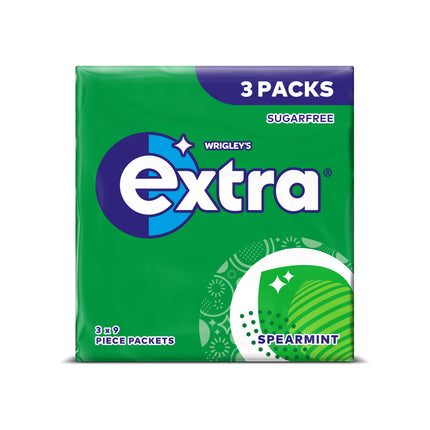 Wrigleys Extra Spearmint Green 3Pk
