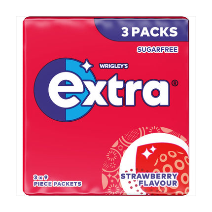 Wrigleys Extra Strawberry 3Pk