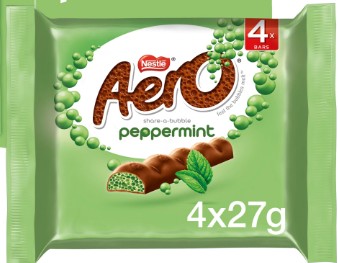 Nestle Aero Bubble Bar Peppermint 4 Pack