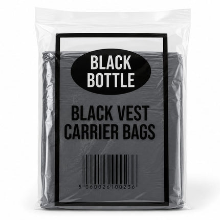 Black Carrier Bags Pack