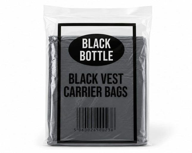 Black Carrier Bags Pack