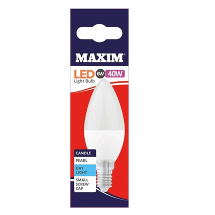 Maxim LED Small Screw Day Light 40w (6w) E14 Pearl Bulb