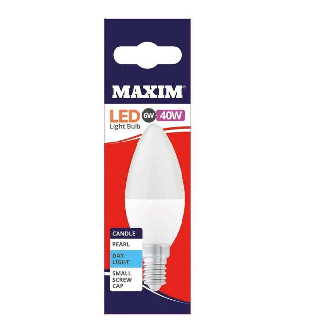 Maxim LED Small Screw Day Light 40w (6w) E14 Pearl Bulb