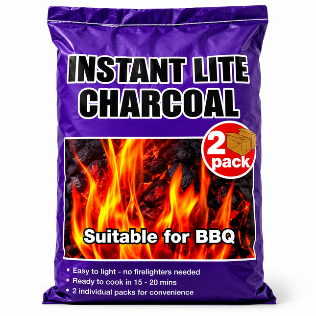 Instant Lite Charcoal Lumpwood 2.5kg (2 pack x 1.25kg)
