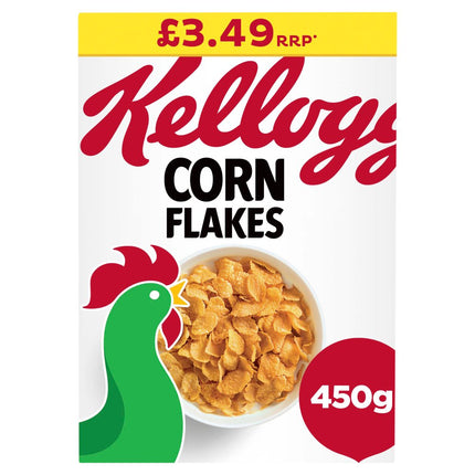 Kellogg's Corn Flakes Breakfast Cereal 450g PM £3.49
