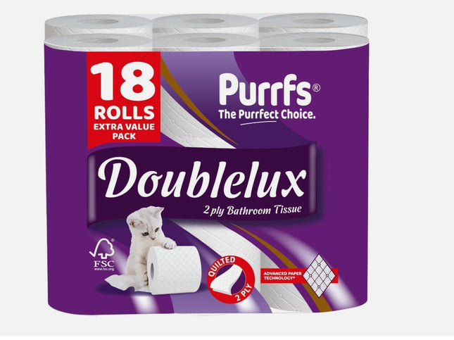 Doublelux Toilet Rolls 18s