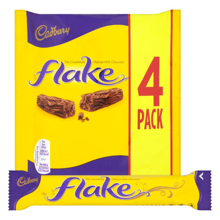 Cadbury Flake Chocolate Bar 4 Pack Multipack