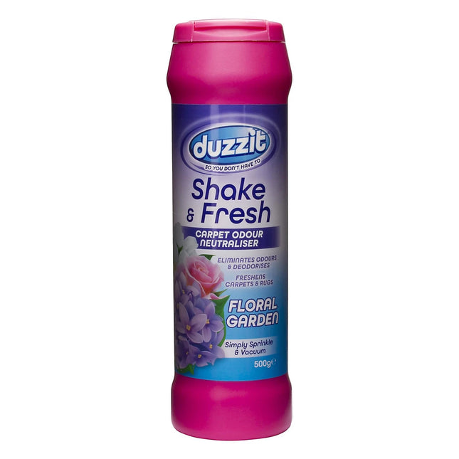 Duzzit Shake & Fresh Carpet Deodoriser 500g Floral Garden