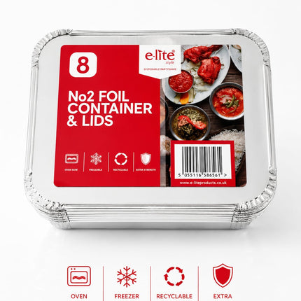 Foil Container Pack 8