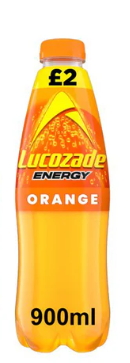 Lucozade Energy Orange Bottle £2