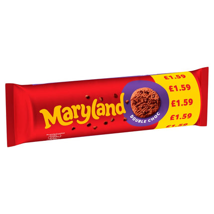 Maryland Cookies Double Chocolate Biscuits 200g PM £1.59