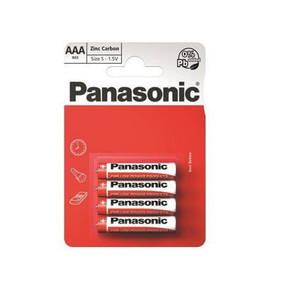 Panasonic Zinc AAA 4 Pack