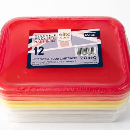 Food Containers Pack 12