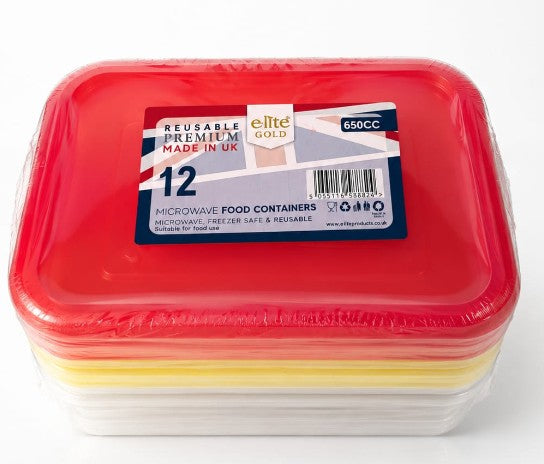 Food Containers Pack 12