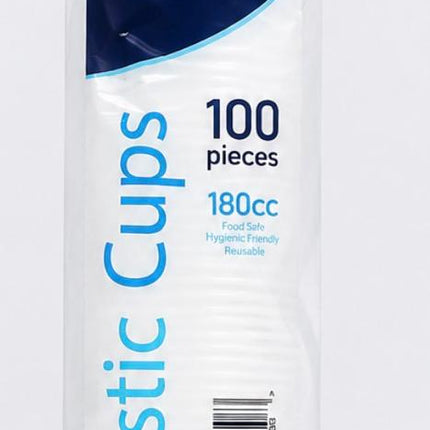 Plastic Cups Pack 100