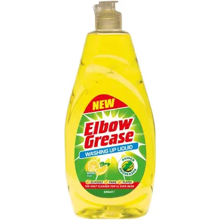 Elbow Grease Lemon Fresh Washing Up Liquid 600ml