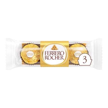 Ferrero Rocher Milk Chocolate Hazelnut Pralines T3 Pieces