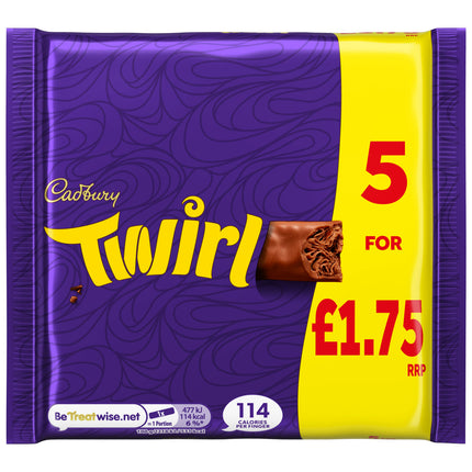 CADBURY TWIRL MULTIPACK 5PK PM £1.75